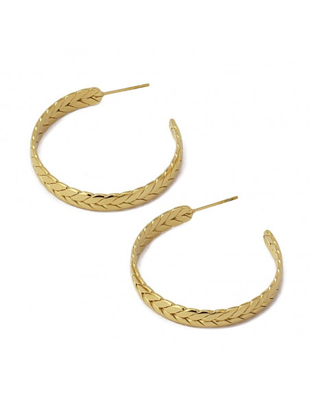 Pendientes Anartxy "Aros trenza" bpe651d