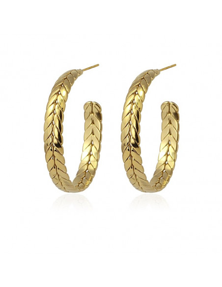 Pendientes Anartxy "Aros trenza" bpe651d