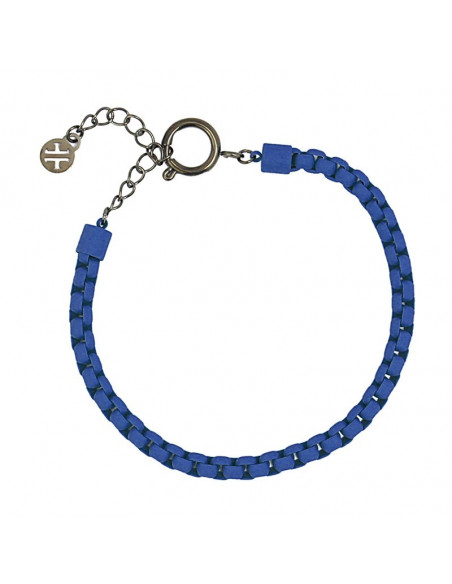 Pulsera hombre "Eslabones azules" BPU292AZ