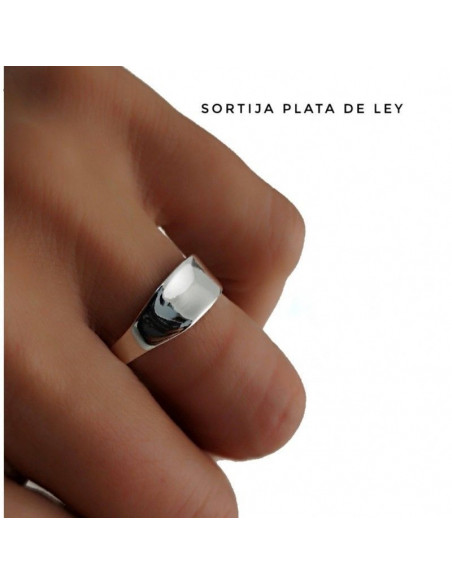 Anillo plata "Liso" 30752