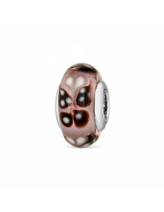Abalorio A tu lado "Murano rosa mariposas" 9095613