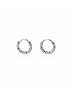 Pendiente venta por unidad "Aro acero 7 mm"bpe562pl