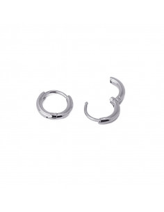 Pendiente venta por unidad "Aro acero 7 mm"bpe562pl 2