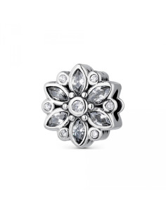 Abalorio A tu lado "Flor gris" 9108516