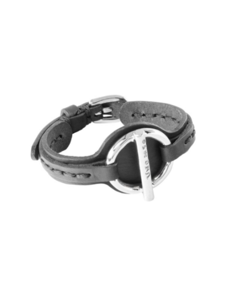 Pulsera Uno de 50 "Plug on black" pul1898mgrmt